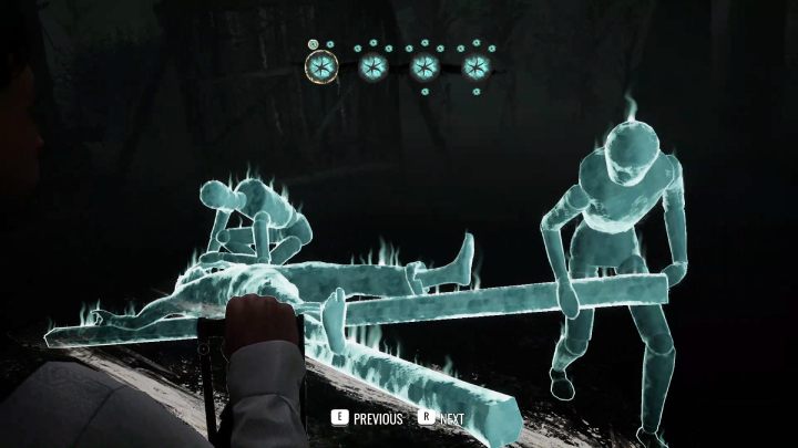 Przy klatkach ustawcie scenę z Arnesonem na drewnianym palu - Sherlock Holmes The Awakened: Mokradła (The Swamp) - Sherlock Holmes The Awakened - solucja