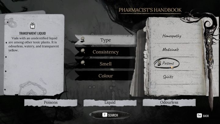 Zaznaczcie Przezroczystą ciecz (Transparent Liquid) i wejdźcie w archiwa - Sherlock Holmes The Awakened: Jaskinia - Sherlock Holmes The Awakened - solucja