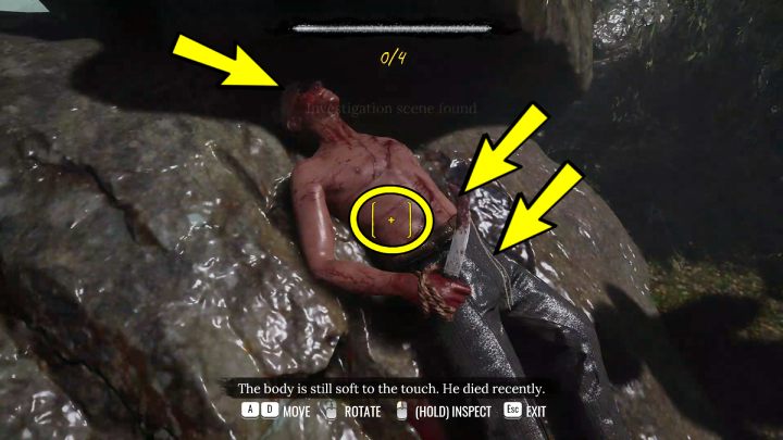 Na ciele Ashmata zbadajcie - Sherlock Holmes The Awakened: Półwysep Ardnamurchan (Ardnamurchan Point) - Sherlock Holmes The Awakened - solucja