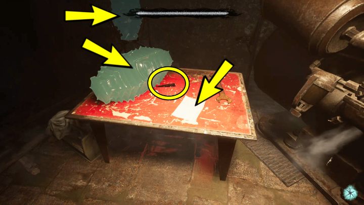 Na stole zbadajcie - Sherlock Holmes The Awakened: Półwysep Ardnamurchan (Ardnamurchan Point) - Sherlock Holmes The Awakened - solucja