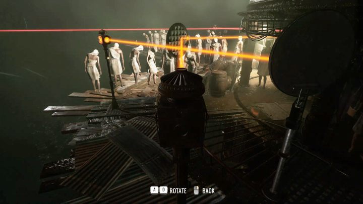 Skierujcie drugą wiązkę w drugie lustro i rozbijcie ostatnią soczewkę - Sherlock Holmes The Awakened: Półwysep Ardnamurchan (Ardnamurchan Point) - Sherlock Holmes The Awakened - solucja