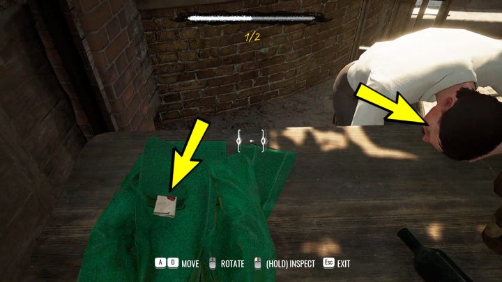 Na stole, przy którym siedzi Barnaby zbadajcie - Sherlock Holmes The Awakened: Nowy Orlean (New Orleans) - Sherlock Holmes The Awakened - solucja