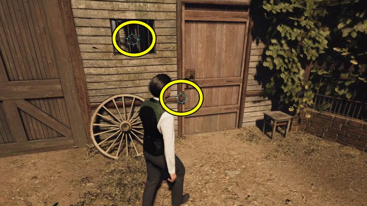 Po rozmowie z kobietą przed bramą, udajcie się do stajni posiadłości Arnesona - Sherlock Holmes The Awakened: Ogród Posiadłości Arnesona (Arnesons Mansion) - Sherlock Holmes The Awakened - solucja