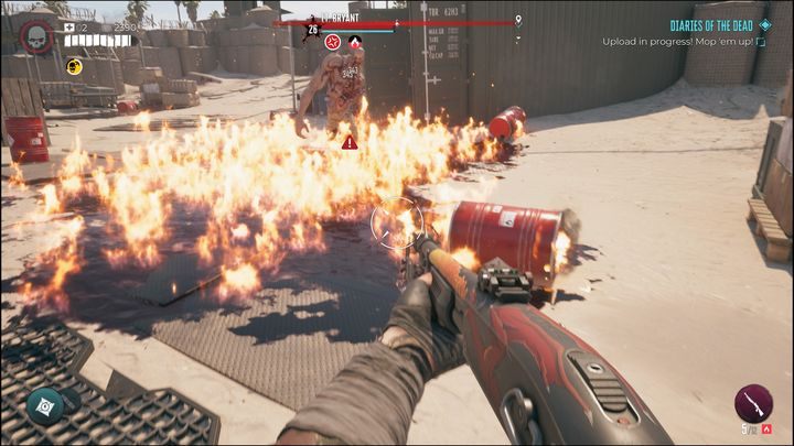 Jeśli widzicie dużą grupę zombie, którą musicie wyeliminować, zamiast męczyć się standardowymi środkami, wykorzystując przy tym dużą ilość zasobów, lepiej pomóc sobie otoczeniem - Dead Island 2: Porady na start - Dead Island 2 - poradnik do gry