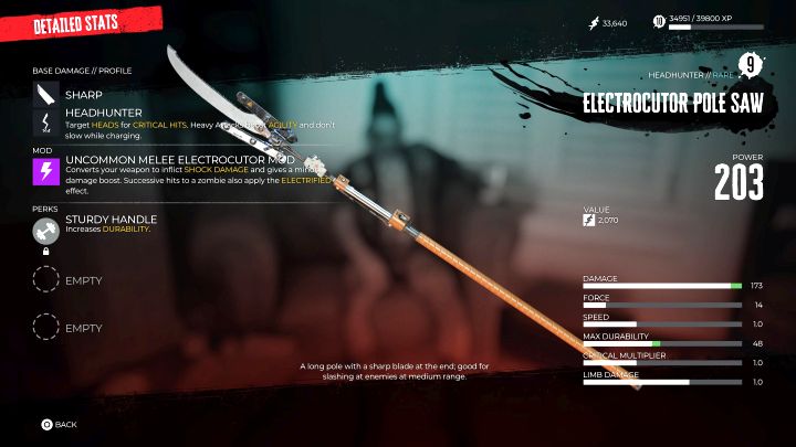 Rzadkość odnajdywanych przedmiotów zmienia się stopniowo w trakcie przechodzenia gry - Dead Island 2: Rzadkość broni (Weapon Rarity) - Dead Island 2 - poradnik do gry