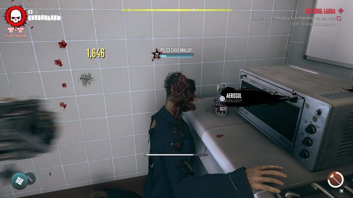 Gdy dostaniecie się do środka, napotkacie tam przemienionego Komisarza Malloya - Dead Island 2: Zaginiona osoba Laura (Missing Laura) - Dead Island 2 - poradnik do gry