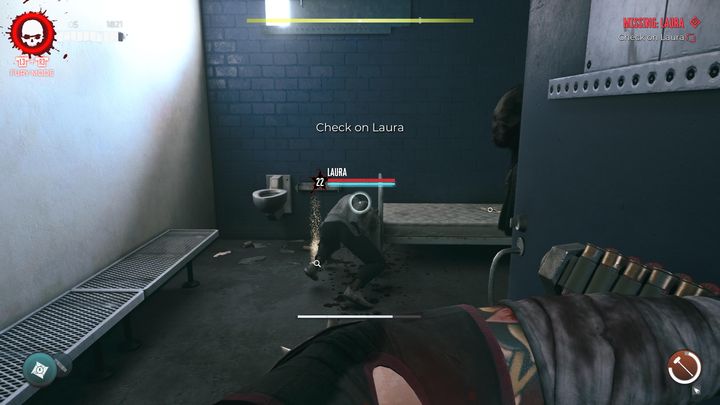 Gdy cela zostanie otwarta, musicie finalnie rozprawić się z Laurą (oraz Emily) - Dead Island 2: Zaginiona osoba Laura (Missing Laura) - Dead Island 2 - poradnik do gry
