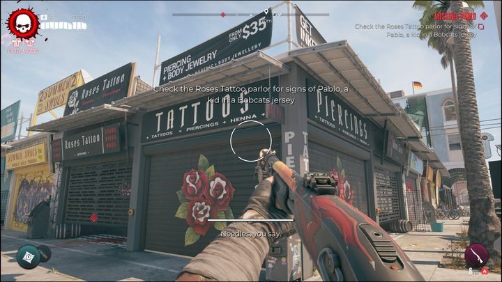 Ostatnim miejscem, jakie musicie odwiedzić jest sklep Gang Green, który znajduje się nieopodal areny walki z bossem - Dillionem - Dead Island 2: Zaginiona osoba Pablo (Missing Pablo) - Dead Island 2 - poradnik do gry