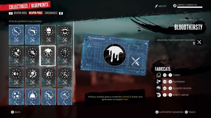 Nazwa schematu: Głód krwi (Bloodthirsty) - Dead Island 2: Najlepsze schematy - Dead Island 2 - poradnik do gry