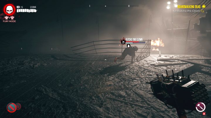 Unikalną cechą tej i innych walk z rzeźnikami jest to, że zraniony potwór będzie chciał zregenerować się przez pożarcie zwłok - Dead Island 2: Jak pokonać bossa Klaun Rzeźnio? - Dead Island 2 - poradnik do gry