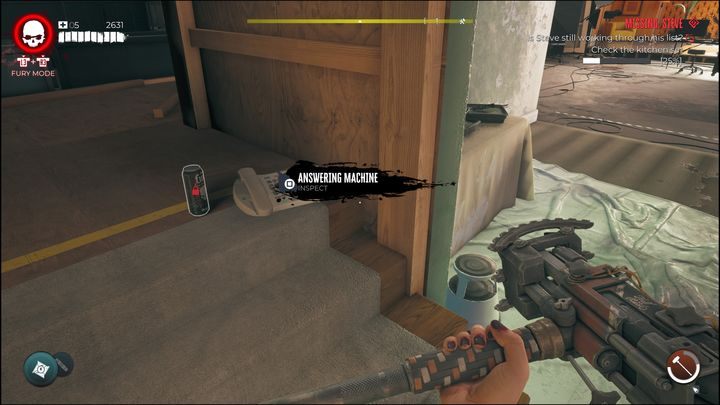 Za sceną na schodach zauważycie telefon stacjonarny - Dead Island 2: Zaginiona osoba Steve (Missing Steve) - Dead Island 2 - poradnik do gry