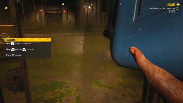 Pierwsza część zagadki to uzyskanie wartości 10 - Dead Island 2: Zagadka z ciśnieniem w kanale Brentwood - Dead Island 2 - poradnik do gry