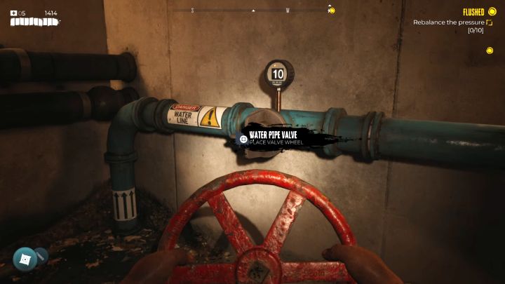 Możecie już zabrać zawór (Valve Wheel) - Dead Island 2: Zagadka z ciśnieniem w kanale Brentwood - Dead Island 2 - poradnik do gry