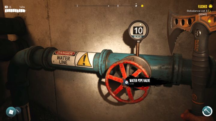 Trzecia część zagadki to uzyskanie wartości 45 - Dead Island 2: Zagadka z ciśnieniem w kanale Brentwood - Dead Island 2 - poradnik do gry