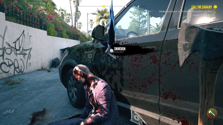 Musicie najpierw zadbać o pozyskanie shurikenów - to pierwszy typ przedmiotów miotanych do pozyskania w grze - Dead Island 2: Jak zaliczyć wyzwanie Ninja? - Dead Island 2 - poradnik do gry