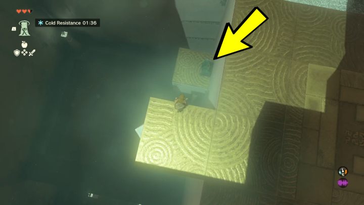 Są dwa sposoby na dostanie się do skrzyni - Zelda Tears of the Kingdom: Gutanbac Shrine - Zelda Tears of the Kingdom - poradnik do gry