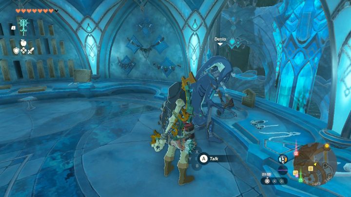 Idźcie do Zoras Domain i porozmawiajcie z kowalem Dento - Zelda TotK: Sidon of the Zora - opis przejścia - Zelda Tears of the Kingdom - poradnik do gry
