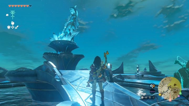 Wróćcie do Miphas Court i wejdźcie po schodach do Shatterback Point - Zelda TotK: Sidon of the Zora - opis przejścia - Zelda Tears of the Kingdom - poradnik do gry