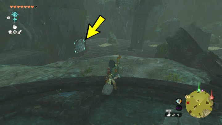 Waszym następnym celem będzie punkt pokazany na powyższym obrazku - Zelda TotK: Sidon of the Zora - opis przejścia - Zelda Tears of the Kingdom - poradnik do gry