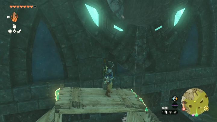 Kolejny otwór będzie po drugiej stronie pomieszczenia - Zelda TotK: Sidon of the Zora - opis przejścia - Zelda Tears of the Kingdom - poradnik do gry