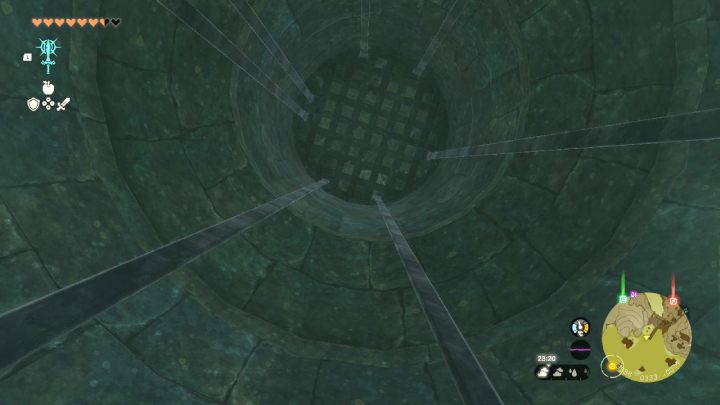 W tunelu odnajdźcie kratkę na suficie, z której wydobywa się woda - Zelda TotK: Sidon of the Zora - opis przejścia - Zelda Tears of the Kingdom - poradnik do gry