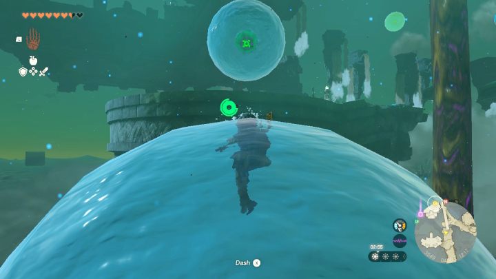 Po wylądowaniu na wyspach będziecie musieli wspinać się na jej wyższe części - Zelda TotK: Sidon of the Zora - opis przejścia - Zelda Tears of the Kingdom - poradnik do gry