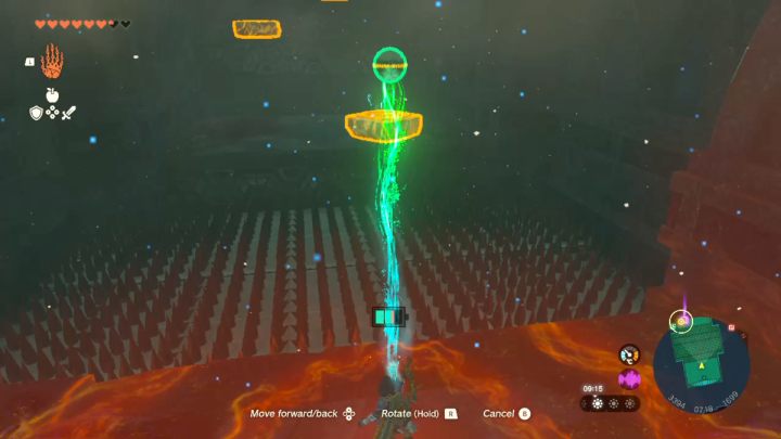 Przelećcie na drugą stronę pomieszczenia - Zelda TotK: Sidon of the Zora - opis przejścia - Zelda Tears of the Kingdom - poradnik do gry