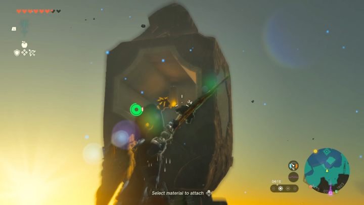 Stańcie na najwyższym Hover Stone i podskoczcie do góry - Zelda TotK: Sidon of the Zora - opis przejścia - Zelda Tears of the Kingdom - poradnik do gry
