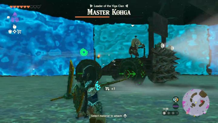 Master Kohga używa różnych pojazdów złożonych z urządzeń Zonai - Zelda TotK: A Mystery in the Depths - opis przejścia - Zelda Tears of the Kingdom - poradnik do gry