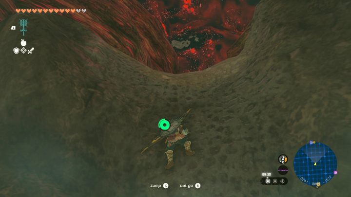 Wylądujcie na skale i zacznijcie wspinać się na górę - Zelda TotK: Destroy Ganondorf - Zelda Tears of the Kingdom - poradnik do gry