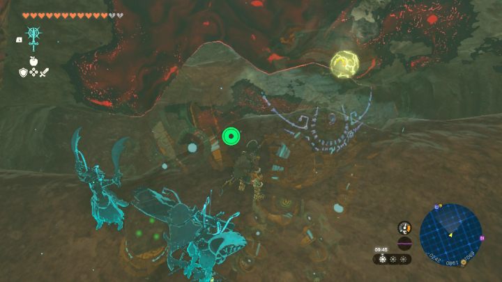 Zeskoczcie w dół i dojdźcie do krawędzi skały - Zelda TotK: Destroy Ganondorf - Zelda Tears of the Kingdom - poradnik do gry