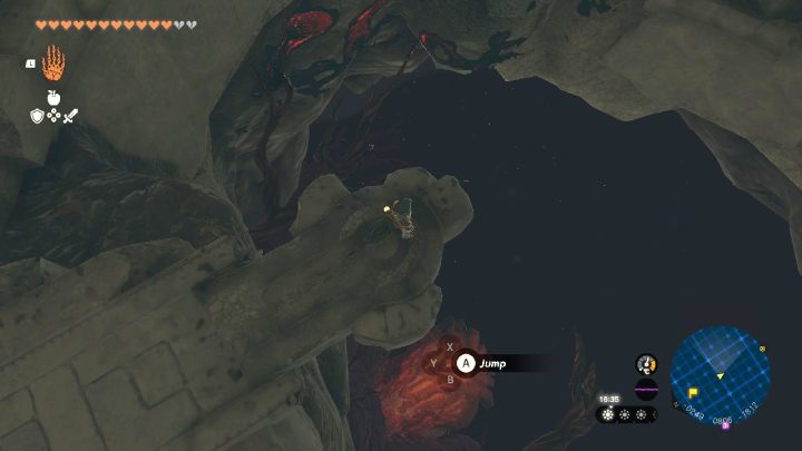 Idźcie przez ostatni tunel, aż dotrzecie do końca skały - Zelda TotK: Destroy Ganondorf - Zelda Tears of the Kingdom - poradnik do gry