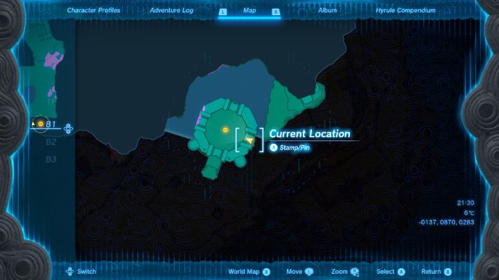 Udajcie się do celu na poziomie B1 - Zelda TotK: Crisis at Hyrule Castle - opis przejścia - Zelda Tears of the Kingdom - poradnik do gry