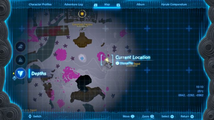 Idźcie do budynku na wschód od Construct Factory - Zelda TotK: Find the Fifth Sage - Zelda Tears of the Kingdom - poradnik do gry