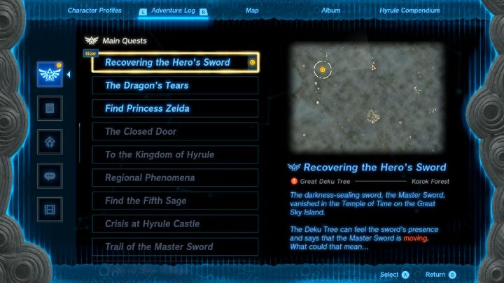 Smok, na którym znajduje się Master Sword jest cały czas w ruchu - Zelda TotK: Trail of the Master Sword - Zelda Tears of the Kingdom - poradnik do gry