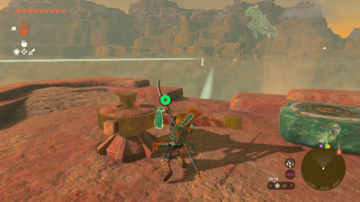 Połóżcie Hover Stone na górę filaru i odklejcie od niego deskę - Zelda TotK: Riju of Gerudo Town - opis przejścia - Zelda Tears of the Kingdom - poradnik do gry