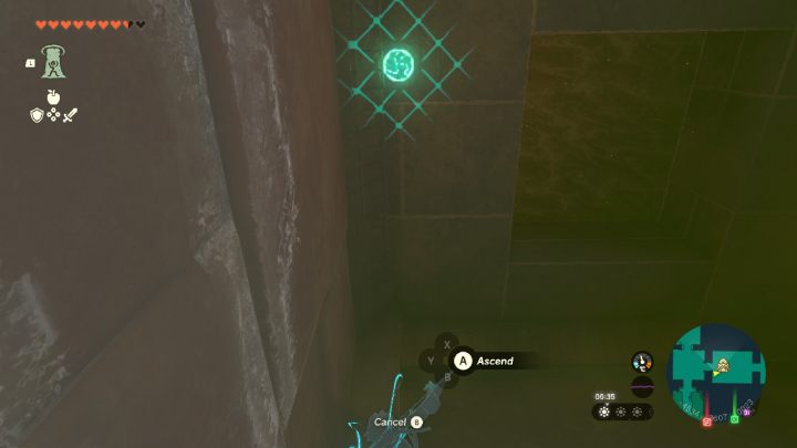 Gdy dotrzecie na koniec korytarza skręcice w prawo i idźcie prosto - Zelda TotK: Riju of Gerudo Town - opis przejścia - Zelda Tears of the Kingdom - poradnik do gry