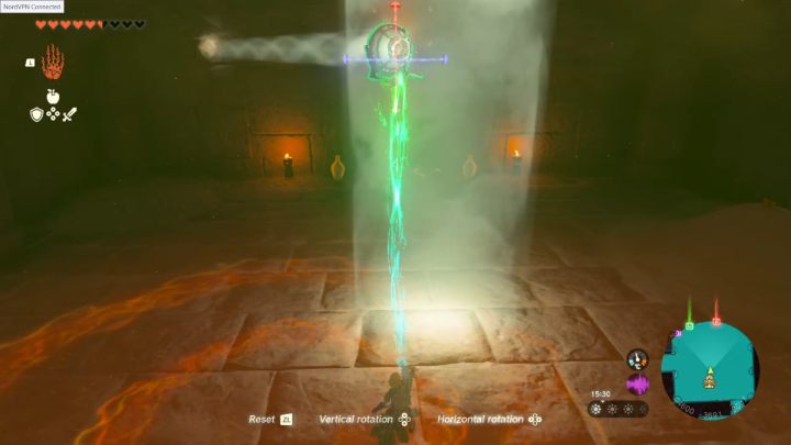 Pokonajcie robota Zonai i usuńcie piasek z podłogi - Zelda TotK: Riju of Gerudo Town - opis przejścia - Zelda Tears of the Kingdom - poradnik do gry