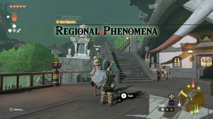 Purah wyśle Was do Kapitana Hoza - Zelda TotK: Regional Phenomena - opis przejścia - Zelda Tears of the Kingdom - poradnik do gry