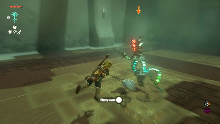 Następny krok do ukończenia zadania to wykonanie poprawnego backflipa - Zelda Tears of the Kingdom: Kyononis Shrine - Zelda Tears of the Kingdom - poradnik do gry