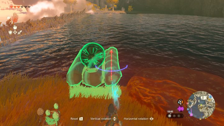 Gdy opuścicie jaskinię będziecie musieli zbudować tratwę i przepłynąć na drugą stronę jeziora - Zelda Tears of the Kingdom: Wszystkie Shrines na Great Sky Island - Zelda Tears of the Kingdom - poradnik do gry