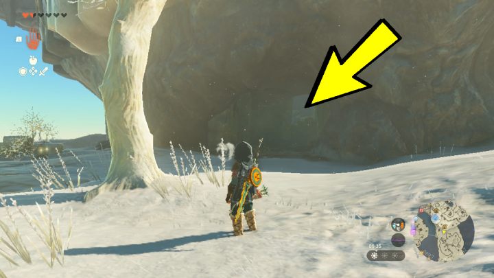 Idźcie prosto i przejdźcie przez Botomless Cave - Zelda Tears of the Kingdom: Wszystkie Shrines na Great Sky Island - Zelda Tears of the Kingdom - poradnik do gry