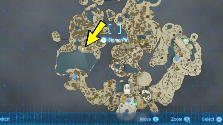 Dotrzyjcie do jeziora i zbudujcie tratwę - Zelda Tears of the Kingdom: Wszystkie Shrines na Great Sky Island - Zelda Tears of the Kingdom - poradnik do gry