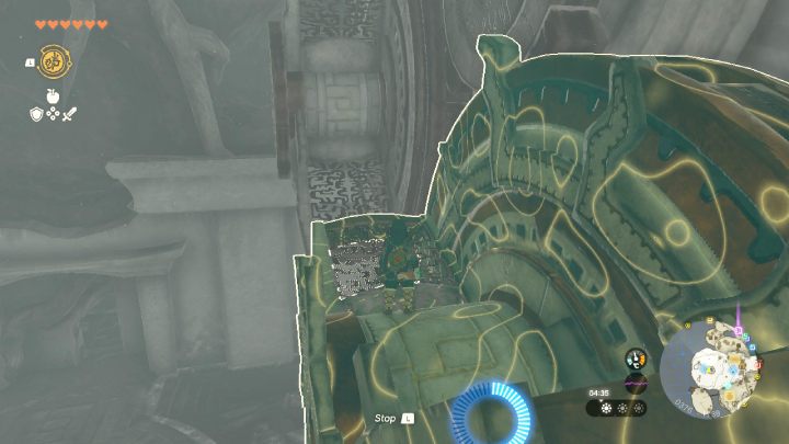 Umiejętnością Recall cofinijcie czas na kołach zębatych i wskoczcie na pierwsze koło zębate - Zelda Tears of the Kingdom: Wszystkie Shrines na Great Sky Island - Zelda Tears of the Kingdom - poradnik do gry