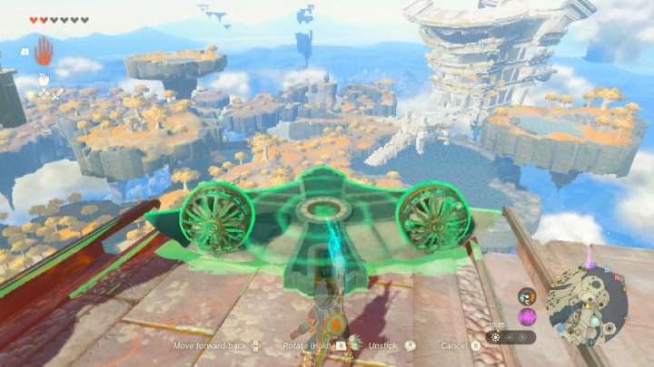 Na pasie startowym znajdziecie skrzydła (Wings) - Zelda Tears of the Kingdom: Jak zbudować latającą platformę? - Zelda Tears of the Kingdom - poradnik do gry
