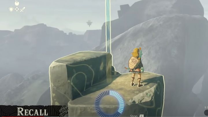 Umiejętność Recall pozwala Wam na cofanie czasu, co można wykorzystać do manipulowania przedmiotami - Zelda Tears of the Kingdom: Jak dotrzeć na Sky Islands? - Zelda Tears of the Kingdom - poradnik do gry