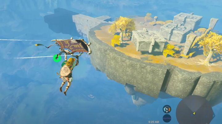 Sama paralotnia nie umożliwi Wam dotarcia bezpośrednio na Sky Island, ale z pewnością jest niezwykle przydatna w poruszaniu się między nimi - Zelda Tears of the Kingdom: Jak dotrzeć na Sky Islands? - Zelda Tears of the Kingdom - poradnik do gry