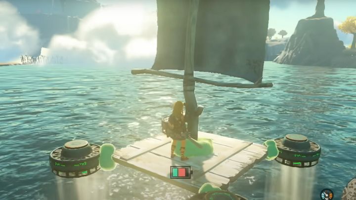 Bazą tej konstrukcji jest prosta drewniana platforma - Zelda Tears of the Kingdom: Pojazdy - Zelda Tears of the Kingdom - poradnik do gry