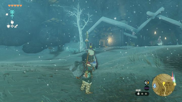 Idźcie do kolejnego wyznacznika misji w Hebra Trailhead Lodge - Zelda TotK: Tulin of Rito Village - opis przejścia - Zelda Tears of the Kingdom - poradnik do gry