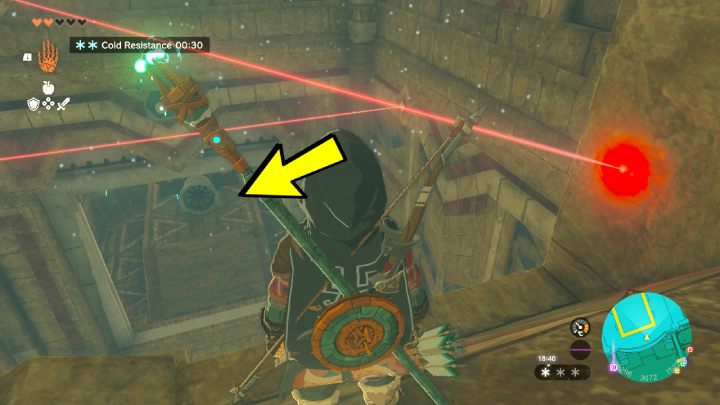 Wejdźcie na najwyższą część statku i otwórzcie właz umiejętnością Ultrahand - Zelda TotK: Tulin of Rito Village - opis przejścia - Zelda Tears of the Kingdom - poradnik do gry